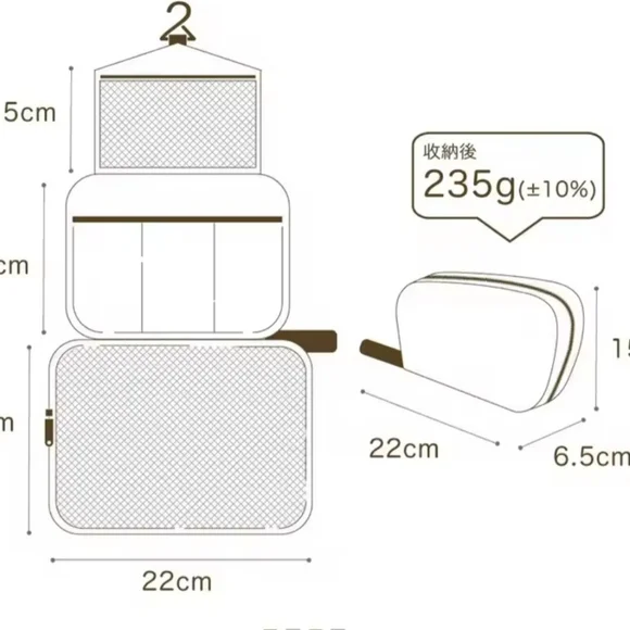 Hello Kitty Bags Cute Red Packing Cube Travel Bag Toiletry Bag - Picture 11 of 11